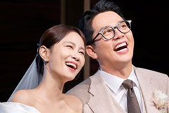 김준호♥김지민, 결혼식 현장…'하객 1200명' 누가 왔나