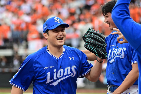 '가을에 약한 최원태 잊어라!' 삼성, 한화 7-3 제압…시리즈 1승1패로 대구행