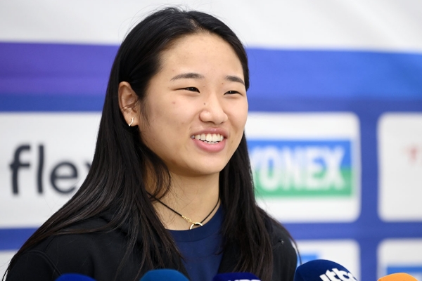 中日 좌절시킨 안세영 천위페이 두려웠지만 깨고 싶었다…천적 극복 2연속 우승 '대만족'