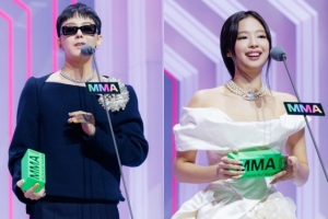 '솔로 大성공' 지드래곤·제니, 나란히 '대상' 품었다…'으르렁' 떼창까지