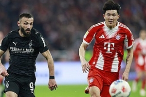 김민재 풀타임 철벽 수비! 바이에른 뮌헨, 묀헨글라트바흐 4-1 대파→승점 14점 차 선두 질주