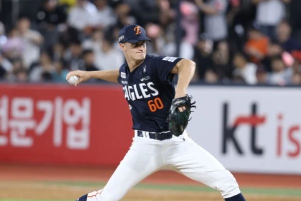 '잭 쿠싱 감사합니다' 한화와 마지막 날 SV, 멋진 이별→문현빈+페라자 홈런포로 완성…KT 5-3 제압
