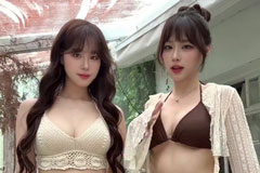 "입었는데 안 입은 듯" 핫걸 치어리더들, 비키니 몸매에 '시선 폭발'