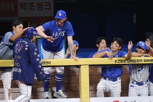 '국대유격수 결승포' 삼성, 롯데전 상처 키움전에서 씻었다…1위 질주 휘파람