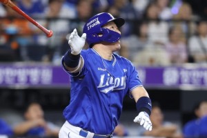 삼성, 1위 '1.5G 차' 좁히나? 한화에 10-4 대승→최형우 '최고령 100타점'+구자욱 5타점