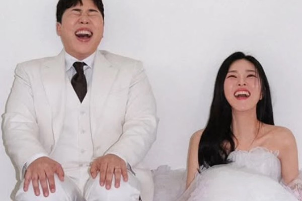 김준호♥김지민 결혼식서 부케 받더니…한윤서, ♥문준웅과 오늘(11일) 결혼