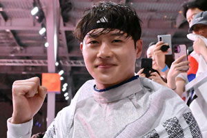 한일전 41:44→45:44 대역전승 생생한데…'나고야 AG MVP' 펜싱 사브르 제왕 오상욱, 전국체전 2관왕 등극