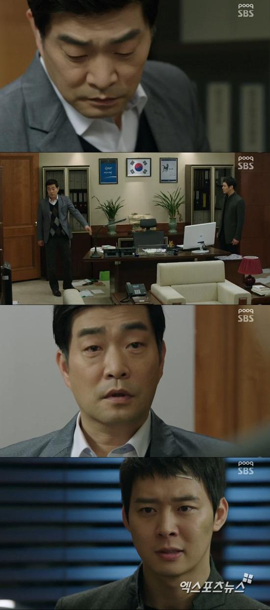 사진= 손현주 윤제문 ⓒ SBS '쓰리데이즈' 방송화면 캡처