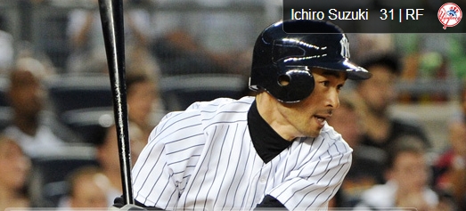 뉴욕 양키스 이치로 스즈키가 2014시즌 첫 선발 출전한 경기에서 멀티히트를 때렸다. 사진 = 이치로 스즈키 ⓒ MLB.COM 홈페이지 