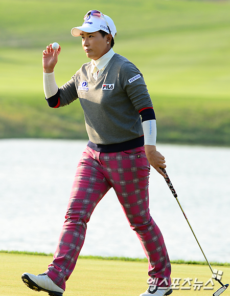 2013 LPGA 하나-외환 챔피언십에 출전한 박세리 ⓒ 엑스포츠뉴스DB