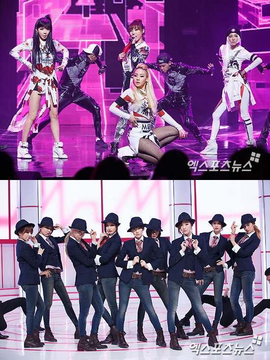 3월 한달간 2NE1은 음원, 소녀시대는 앨범에서 강세를 보였다. 엑스포츠뉴스 DB