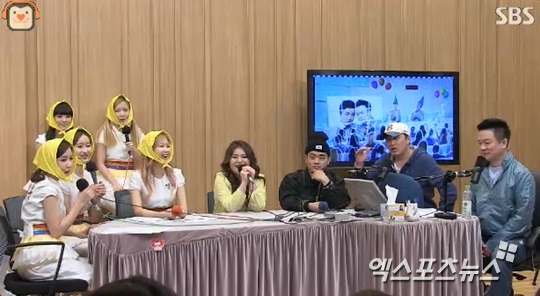 크레용팝, 지세희, 기린이 '컬투쇼'에 출연했다. ⓒ SBS '컬투쇼' 보이는 라디오 캡처