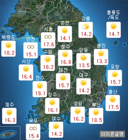 전국 초여름 더위가 한동안 계속될 것으로 예상된다. ⓒ 기상청