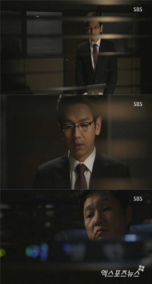 '신의 선물'의 주진모가 김유빈 유괴사건의 배후자로 밝혀졌다. ⓒ SBS 방송화면