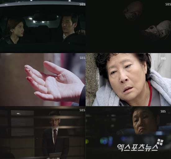 '신의 선물'의 김유빈 유괴사건을 둘러싼 의혹들이 서서히 드러났다. ⓒ SBS 방송화면