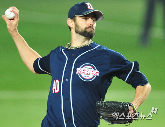 두산 베어스 더스틴 니퍼트가 22일 대전 한화전에 선발 등판했다. ⓒ 엑스포츠뉴스DB