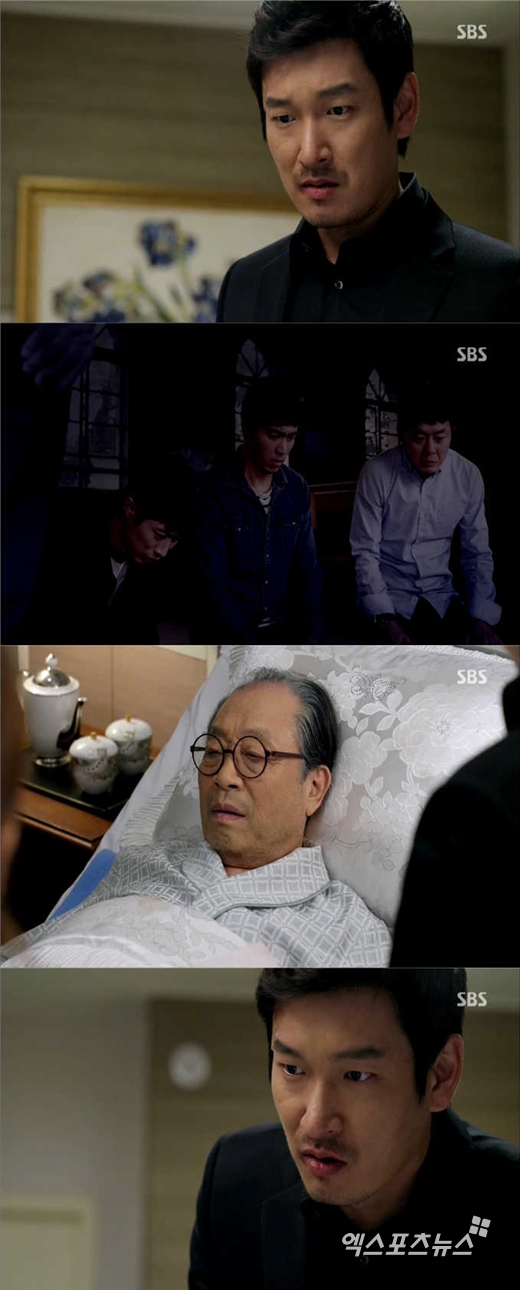  '신의 선물'의 신구가 조승우에게 진실을 밝혔다. ⓒ SBS 방송화면