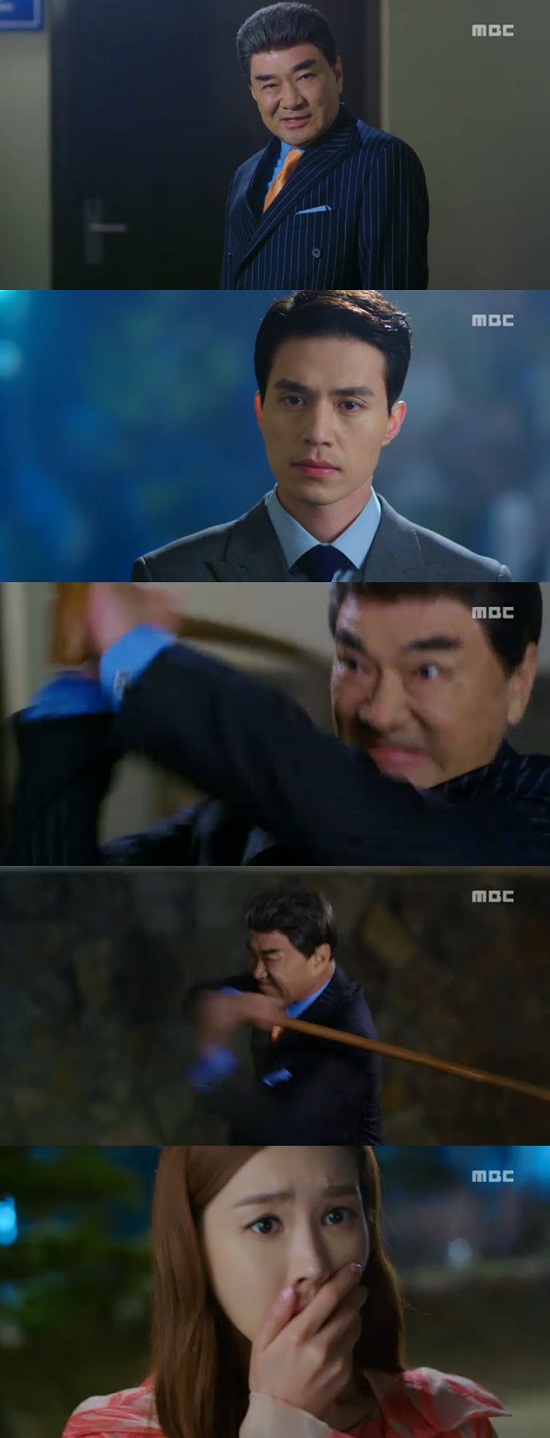 이동욱이 이덕화에게 꼬리를 내렸다 ⓒ MBC 방송화면