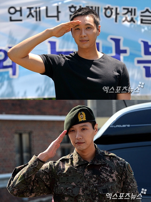 지현우가 6일 만기전역했다. ⓒ 엑스포츠뉴스 DB