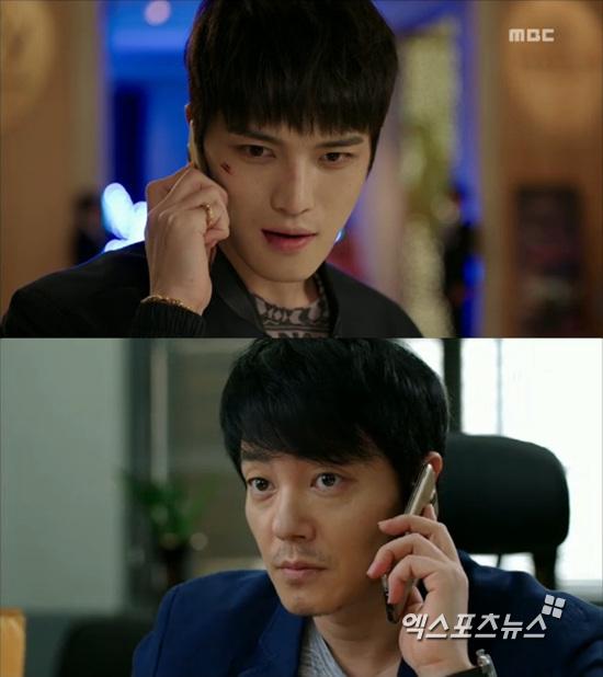 '트라이앵글' 김재중이 이범수의 정보원 제안을 받아들였다. ⓒ MBC 방송화면