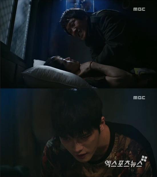 '트라이앵글' 김재중이 불안한 악몽을 꿨다. ⓒ MBC 방송화면