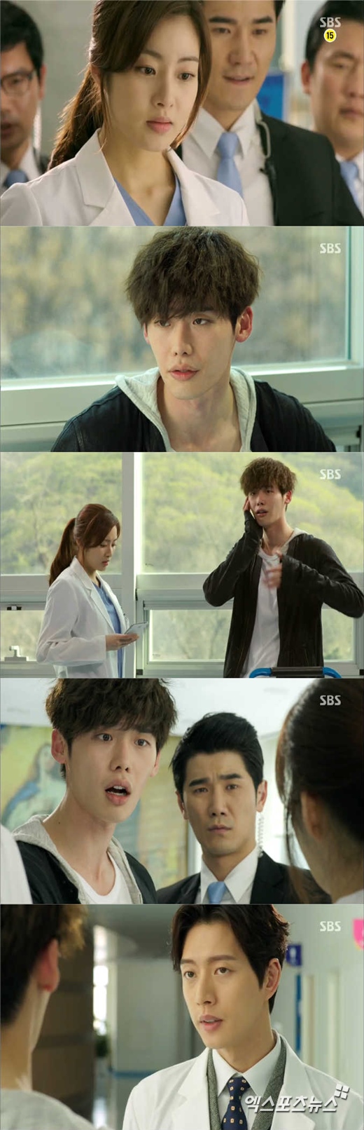 '닥터 이방인'의 이종석과 박해진이 대면했다. ⓒ SBS 방송화면