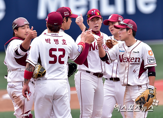 넥센 히어로즈 선수단 ⓒ 엑스포츠뉴스DB