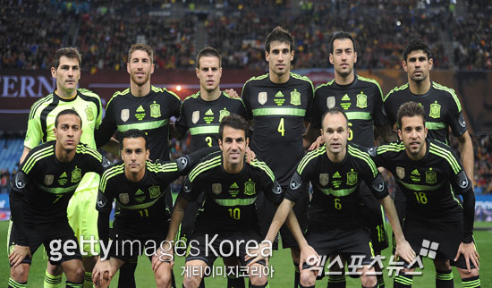 2014 브라질월드컵 우승후보 영순위 스페인이 월드컵에 나설 30명의 예비 명단을 발표했다. ⓒ Gettyimages/멀티비츠