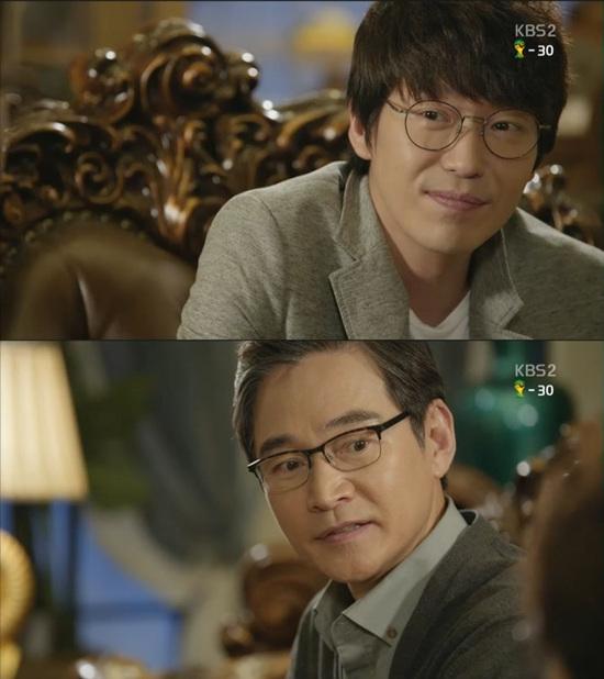 '골든크로스' 엄기준이 정보석을 압박했다. ⓒ KBS 방송화면