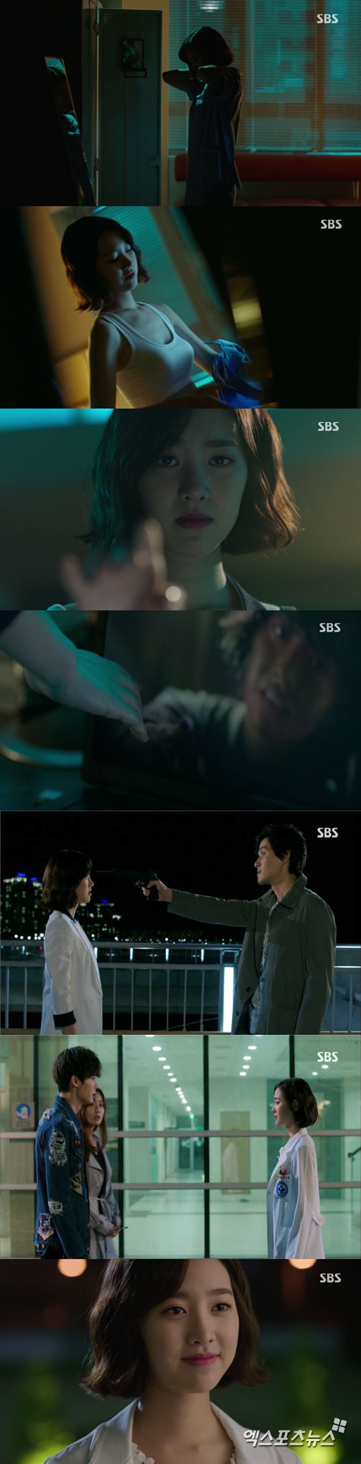 '닥터 이방인'에서 진세연이 1인 2역을 맡아 열연했다. ⓒ SBS 방송화면