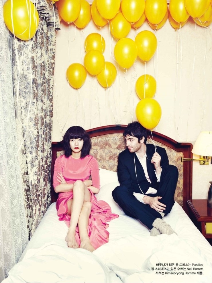 배두나가 짐 스터게스와 열애를 인정했다. ⓒ 하퍼스 바자 제공