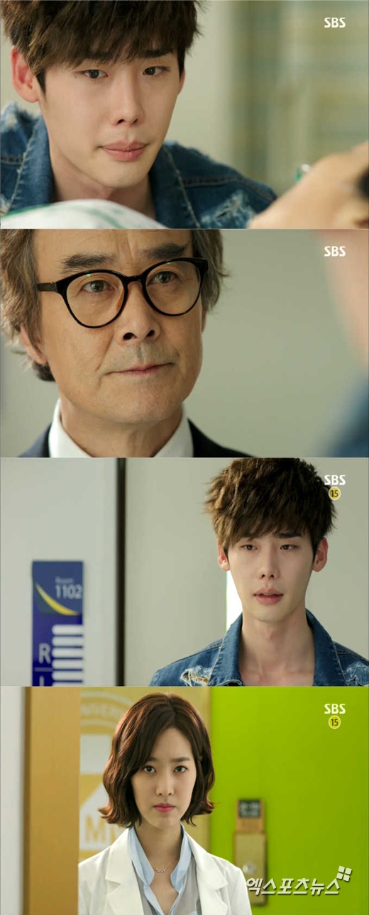 '닥터 이방인'의 남명렬이 이종석에게 진세연의 생사를 알렸다. ⓒ SBS 방송화면