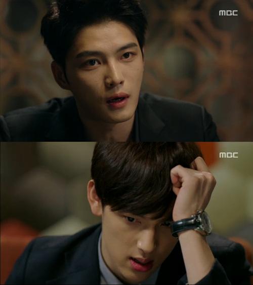 '트라이앵글' 김재중이 임시완에게 통쾌한 한 방을 날렸다. ⓒ MBC 방송화면