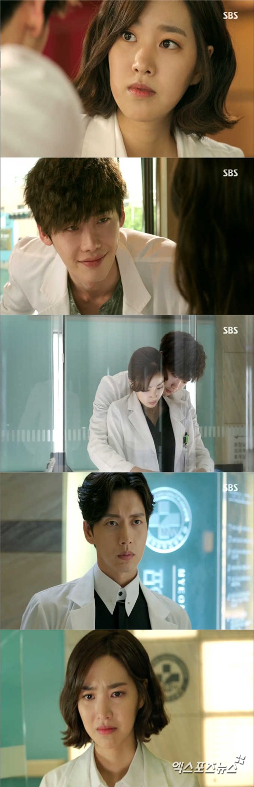 '닥터 이방인'의 네 남녀가 사각관계를 그려냈다. ⓒ SBS 방송화면 