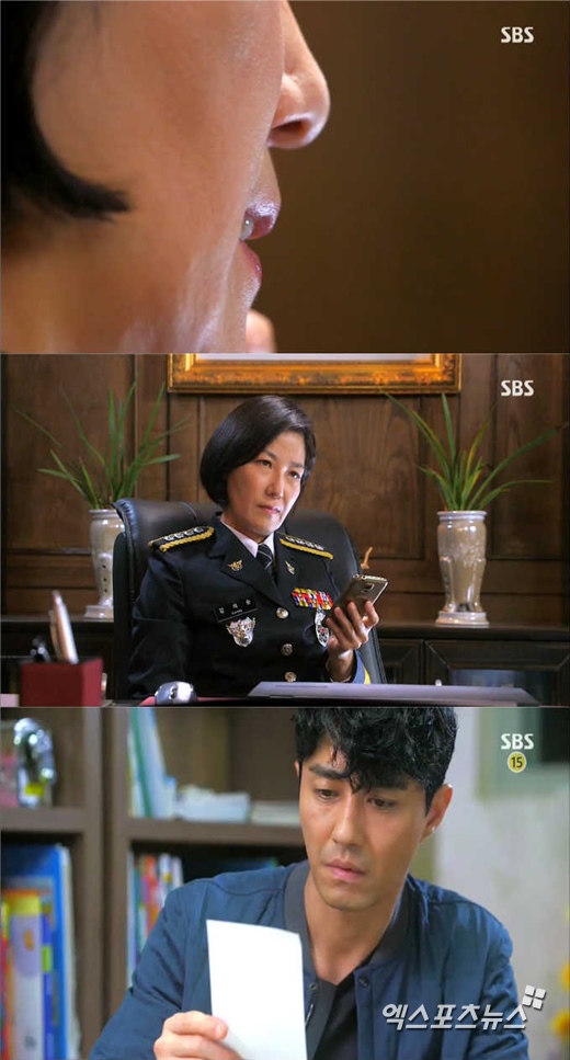 '너희들은 포위됐다'의 차승원이 이승기의 정체를 의심했다. ⓒ SBS 방송화면