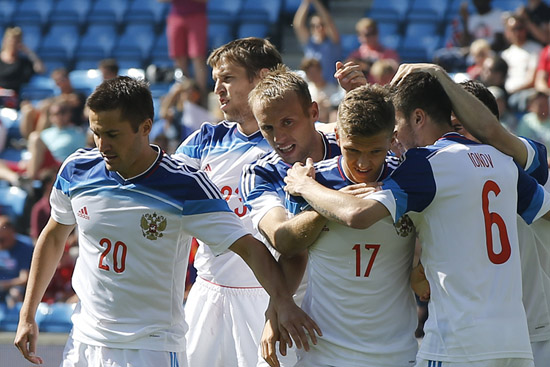 러시아 대표팀이 노르웨이와의 A매치 평가전에서 1-1 무승부를 기록했다.  ⓒ 러시아 축구협회 홈페이지 캡쳐