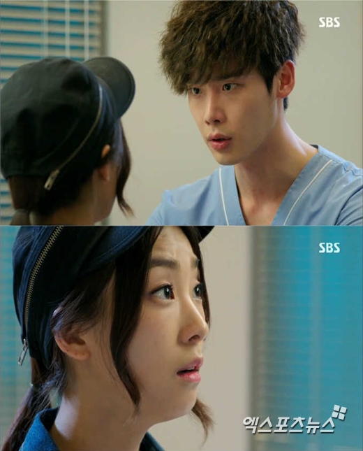 '닥터 이방인'의 이종석이 진세연의 정체를 보라에게 고백했다. ⓒ SBS 방송화면