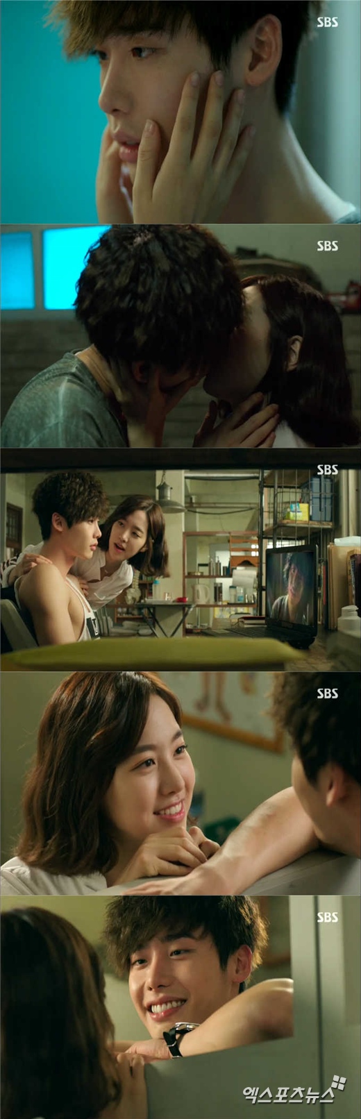 '닥터 이방인'의 이종석이 진세연과의 달콤한 하룻밤을 꿈꿨다. ⓒ SBS 방송화면