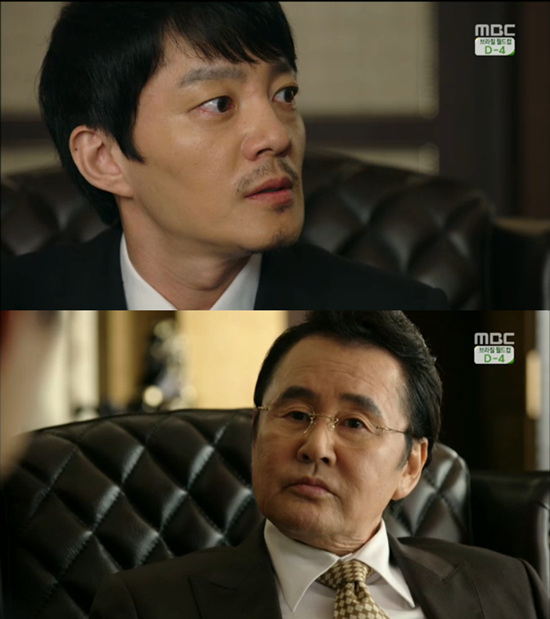 '트라이앵글' 이범수가 김병기를 향한 발톱을 드러냈다. ⓒ MBC 방송화면