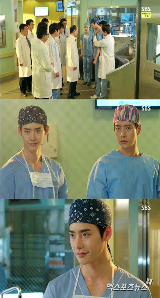 '닥터 이방인'의 이종석이 박해진에게 두 번째 수술 대결을 제안했다. ⓒ SBS 방송화면 