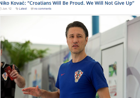 니코 코바치 크로아티아 대표팀 감독이 개막전을 앞두고 당찬 출사표를 던졌다. ⓒ 크로아티아위크 홈페이지 캡쳐
