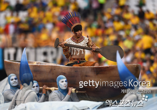 브라질월드컵이 화려한 막을 올렸다. ⓒ Gettyimages/멀티비츠