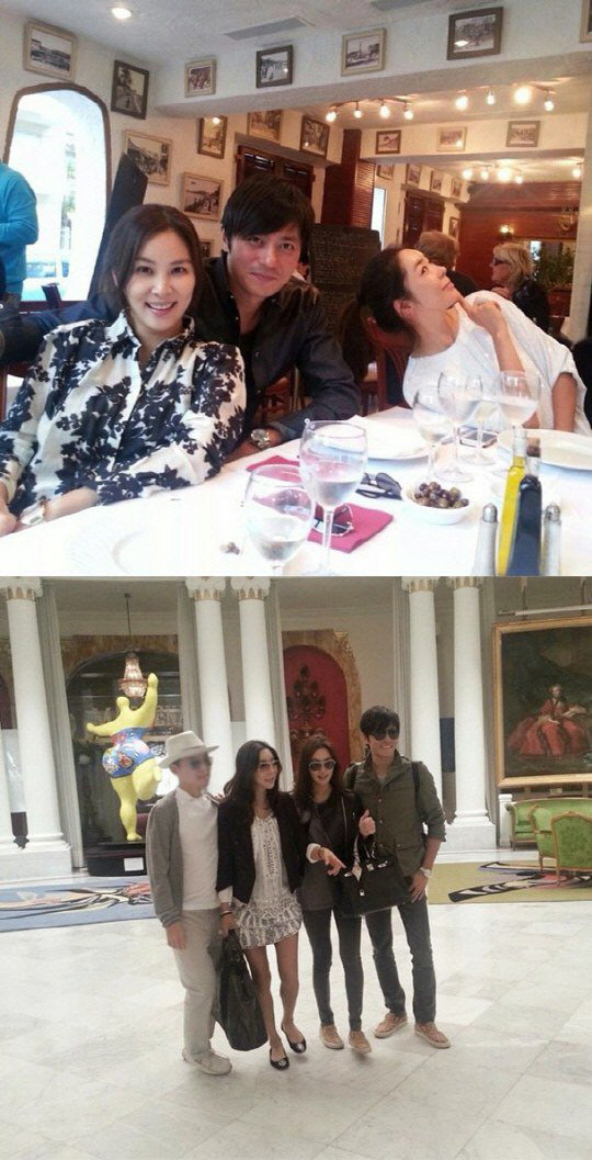 이혜영이 장동건-고소영 부부 사진을 공개했다. ⓒ 이혜영 인스타그램