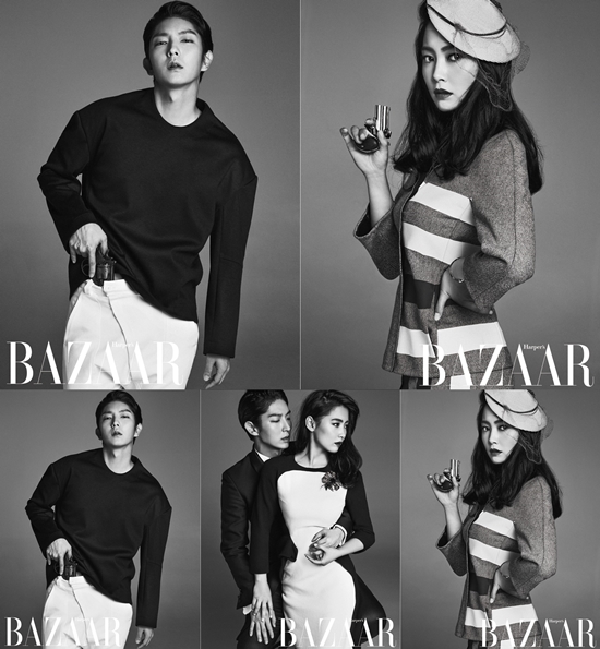 '총잡이' 커플 이준기-남상미의 모던 화보가 공개됐다. ⓒ 바자(BAZAAR)