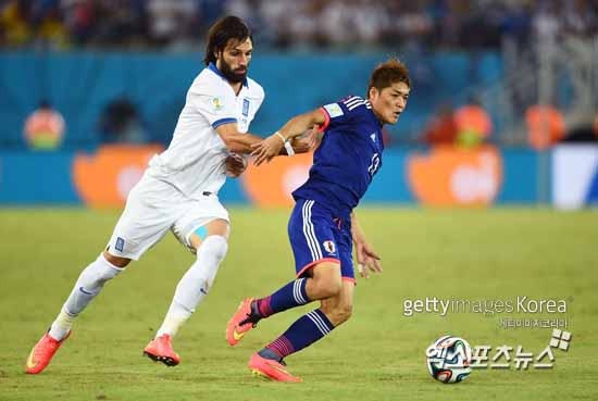 일본과 그리스가 조별예선 2차전에서 0-0 무승부를 기록했다. ⓒ Gettyimages/멀티비츠