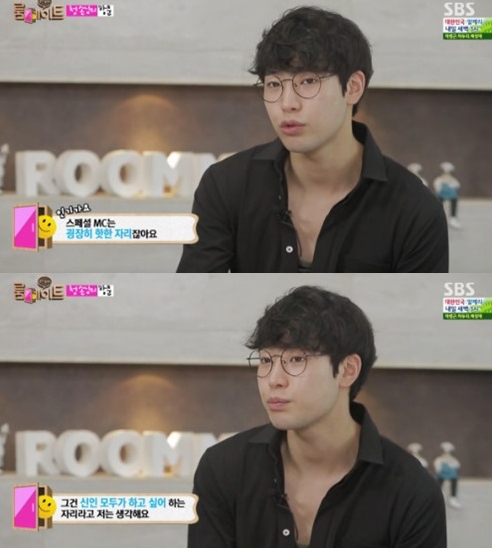 '룸메이트'에서 솔직한 심경을 고백한 박민우 ⓒ SBS '일요일이 좋다-룸메이트'