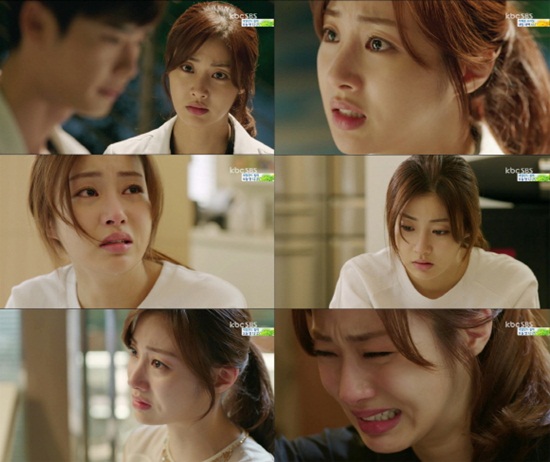 '닥터 이방인' 강소라가 눈물을 쏟았다. ⓒ  SBS '닥터 이방인' 방송캡처