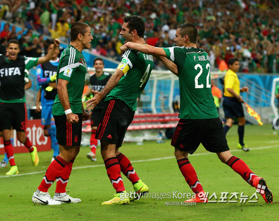 멕시코가 네덜란드와 5-3-2 대결을 벌인다 ⓒ Gettyimages/멀티비츠