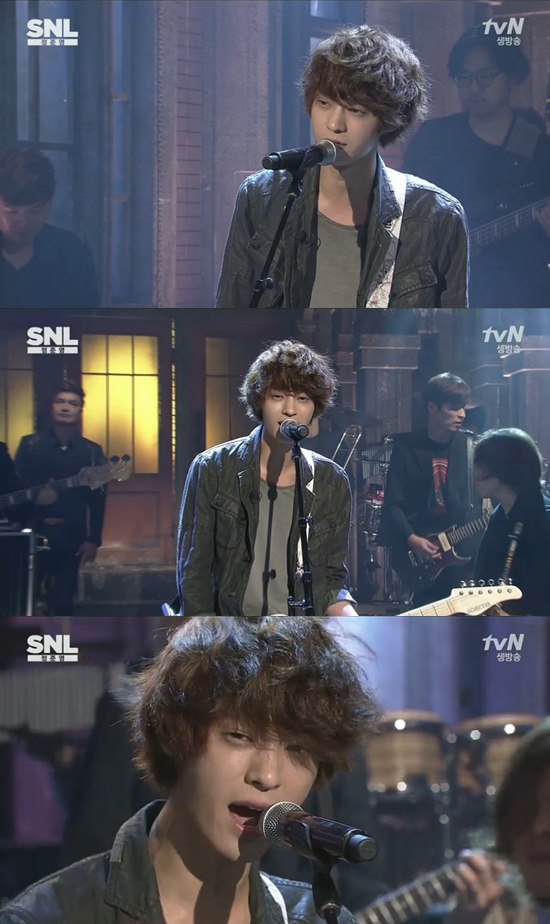 'SNL 코리아' 정준영이 오프닝 무대에 섰다. ⓒ tvN 방송화면