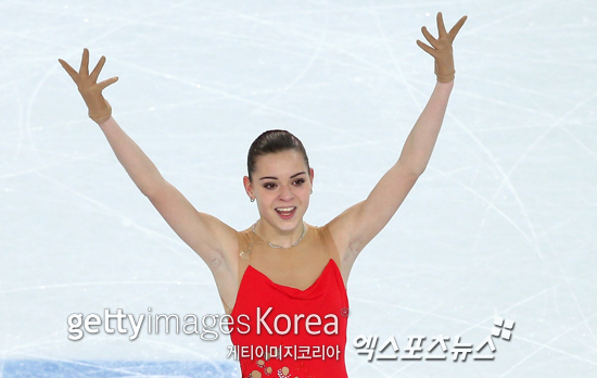 2014 소치동계올림픽에서 연기를 펼친 아델리나 소트니코바 ⓒ Gettyimages/멀티비츠